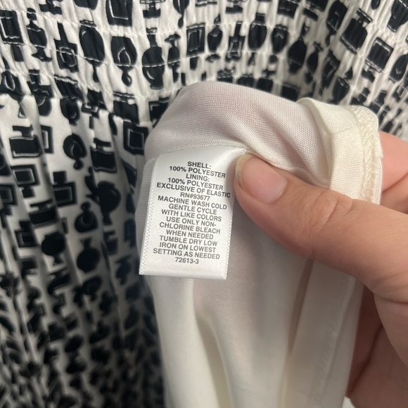 Ryegrass Flutter Sleeve Blouson Dress - Perfume bottle Print - Womens XL - NEW - Picture 7 of 10